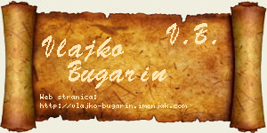 Vlajko Bugarin vizit kartica
